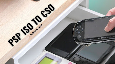 Save disk storage by compressing PSP ROMs collection to CSO format, directly from RetroPie