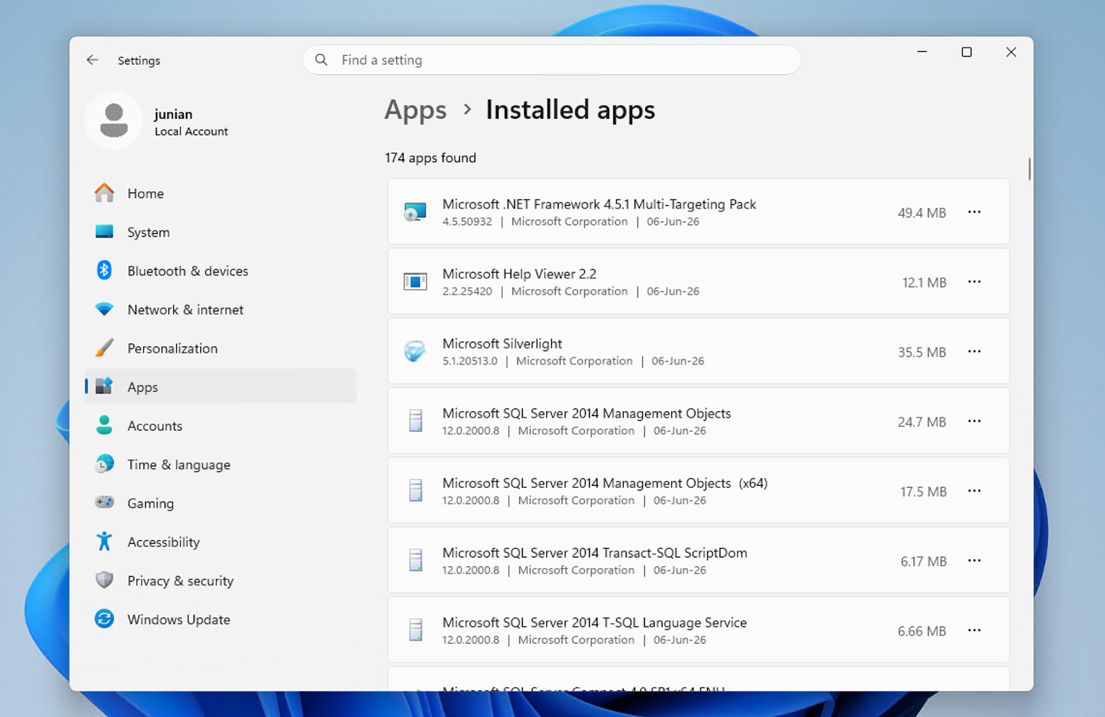 Visual Studio 2015 Leftover Files