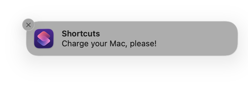 Charging Reminder Notification