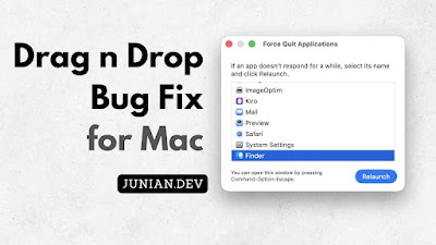 Suddenly experiencing issues when trying to drag and drop files on macOS? It’s probably a Finder bug.