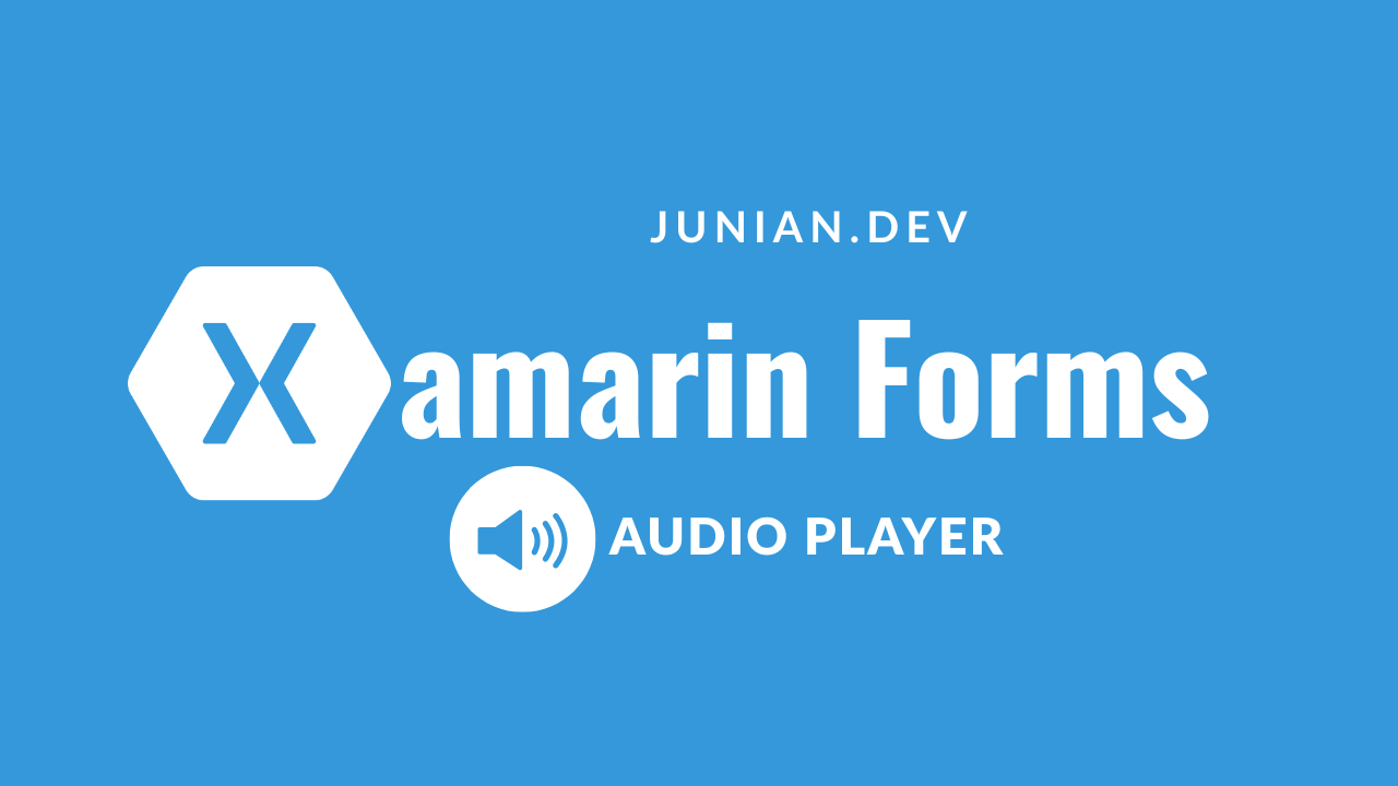 Play any audio files by using DependencyService with MediaPlayer for Android and AVAudioPlayer for iOS