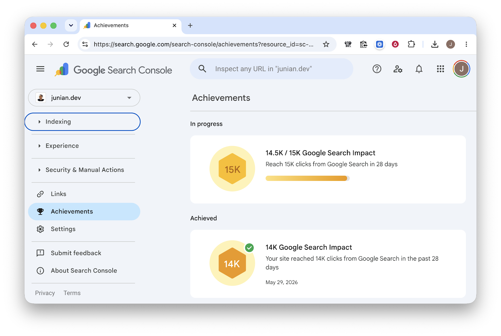Google Search Impact 14K