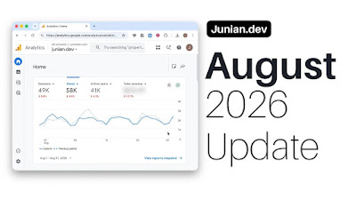 August 2026 Monthly Growth Report My website and YouTube channel monthly report for August 2026