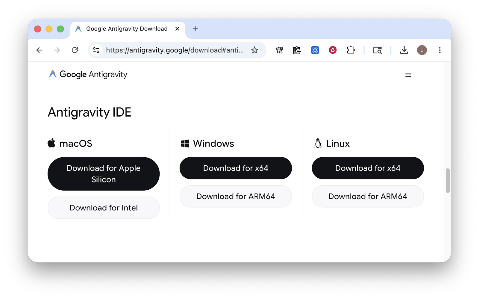 Google Antigravity IDE