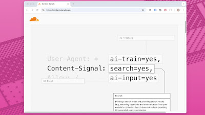 How to allow LLMs like ChatGPT to crawl your website for search purposes while preventing AI model training by using Cloudflare’s Content Signals