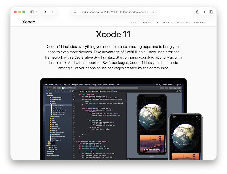 Xcode 11