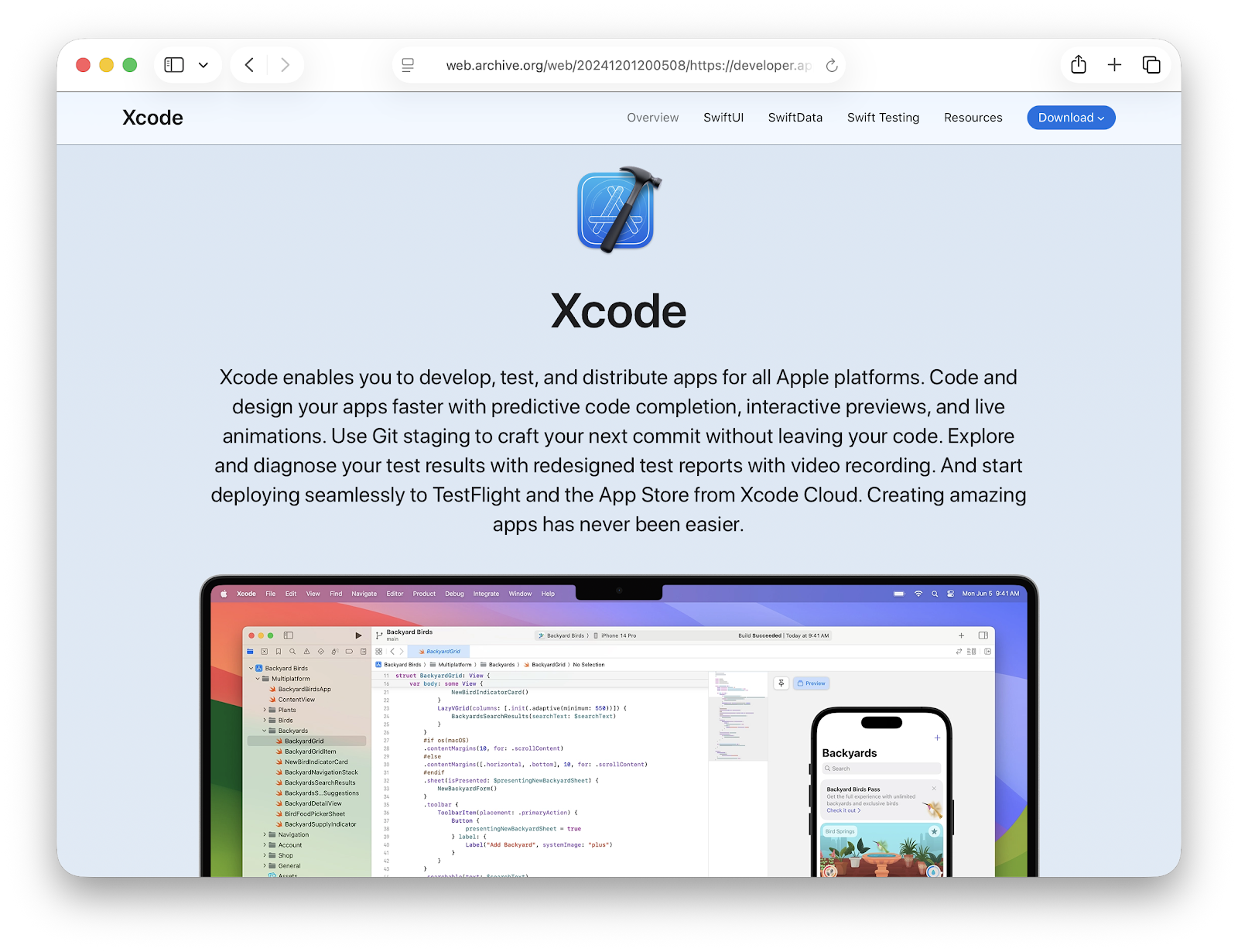 Xcode 16