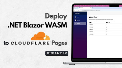 How to deploy a .NET Blazor WebAssembly standalone app as a static site on Cloudflare Pages