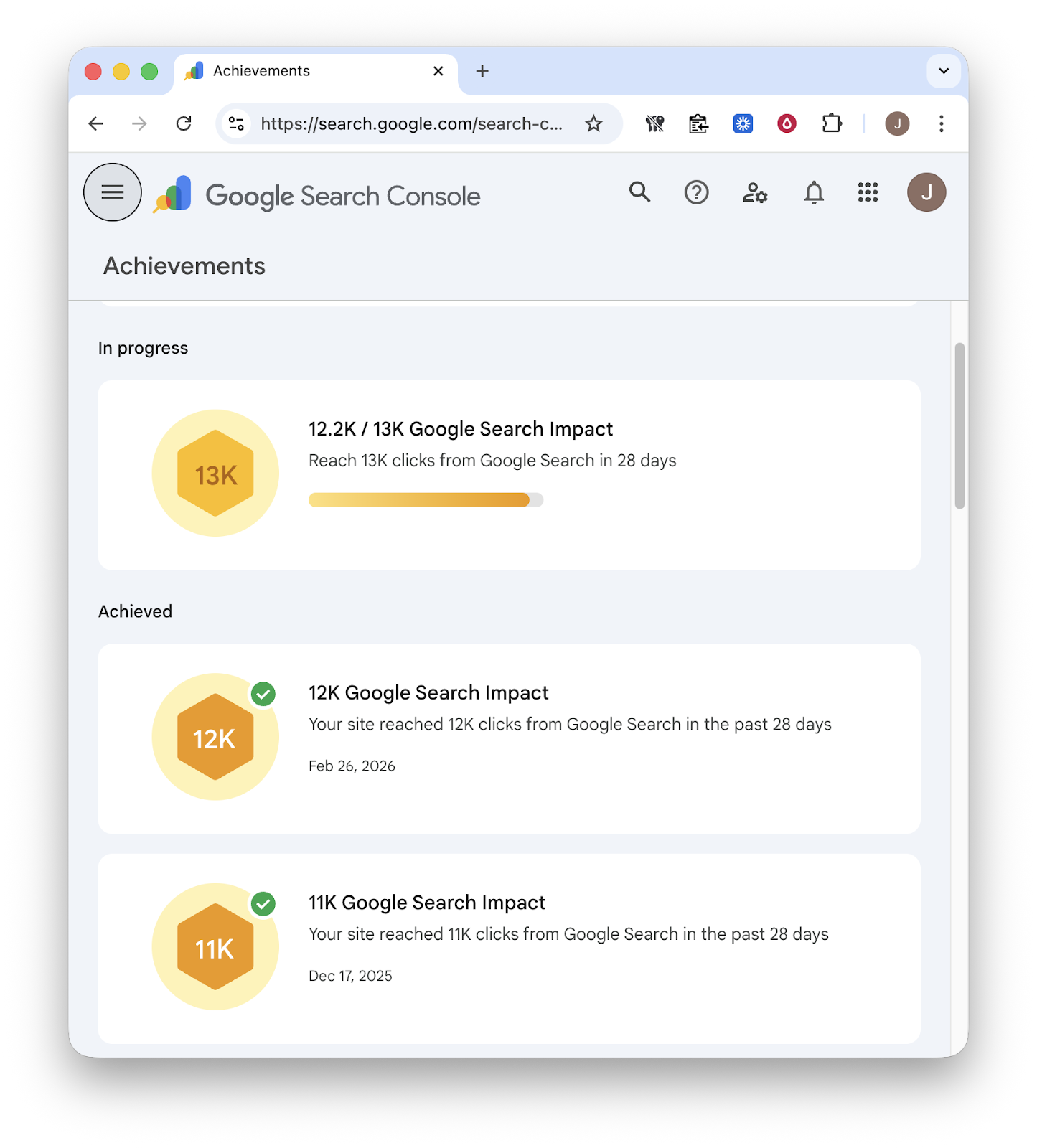 Google Search Impact 12K