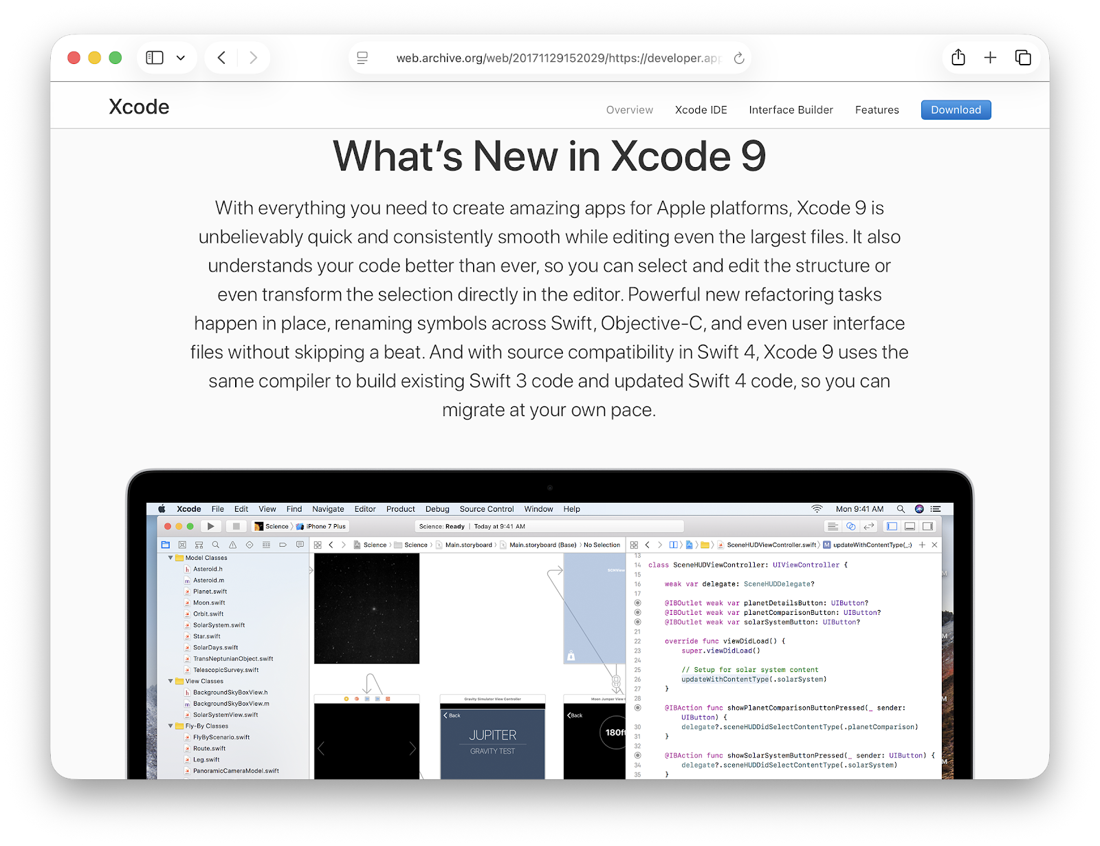 Xcode 9