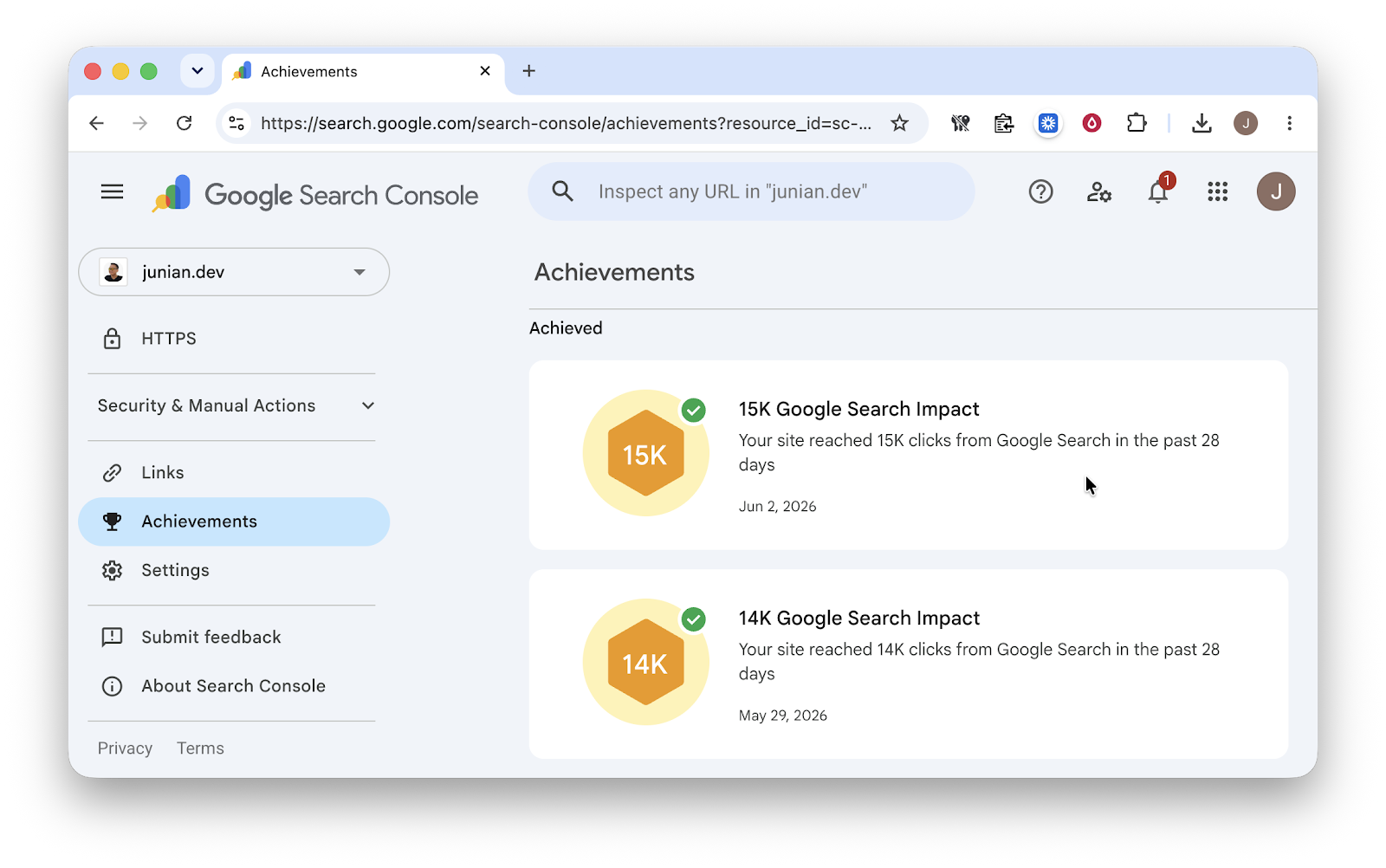 Google Search Impact 15K