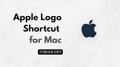 How to type the Apple logo () character using a macOS keyboard shortcut