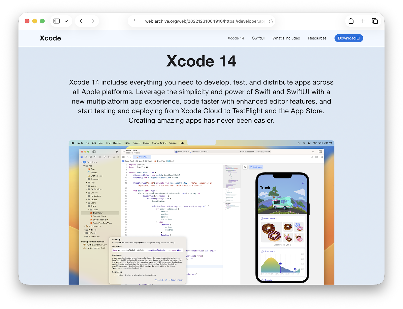 Xcode 14