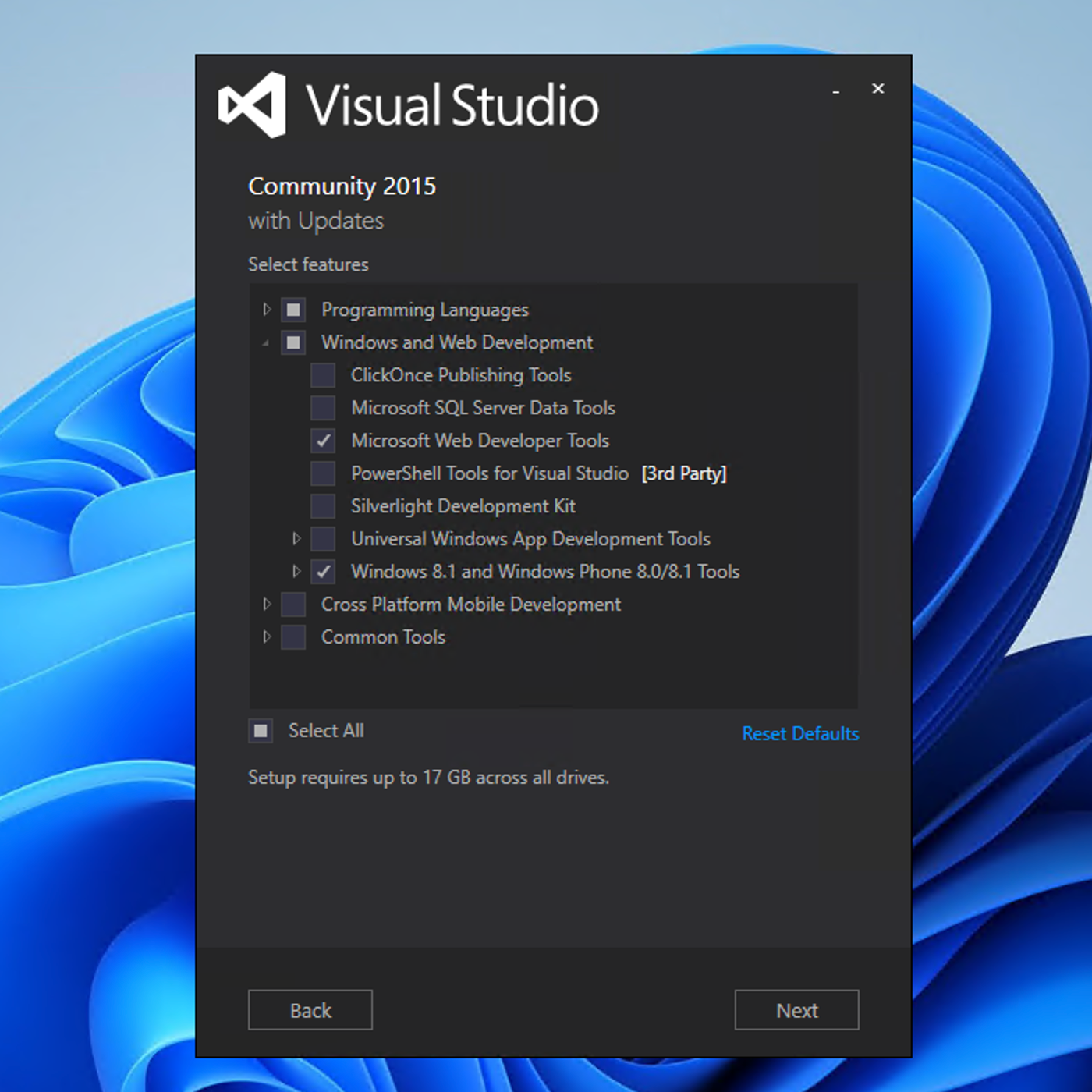 Visual Studio 2015 Features