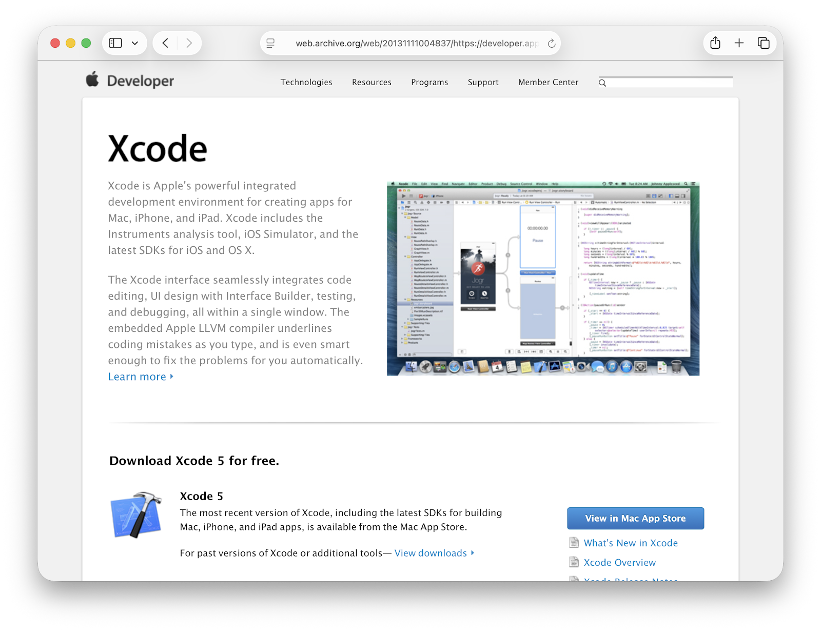 Xcode 5