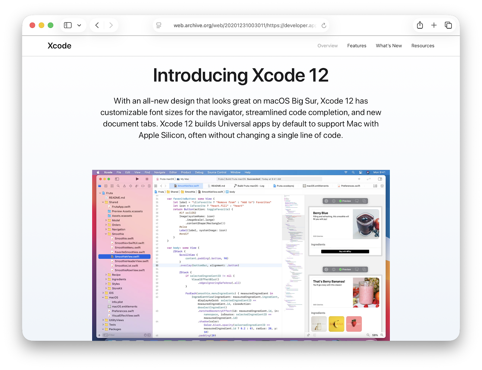 Xcode 12
