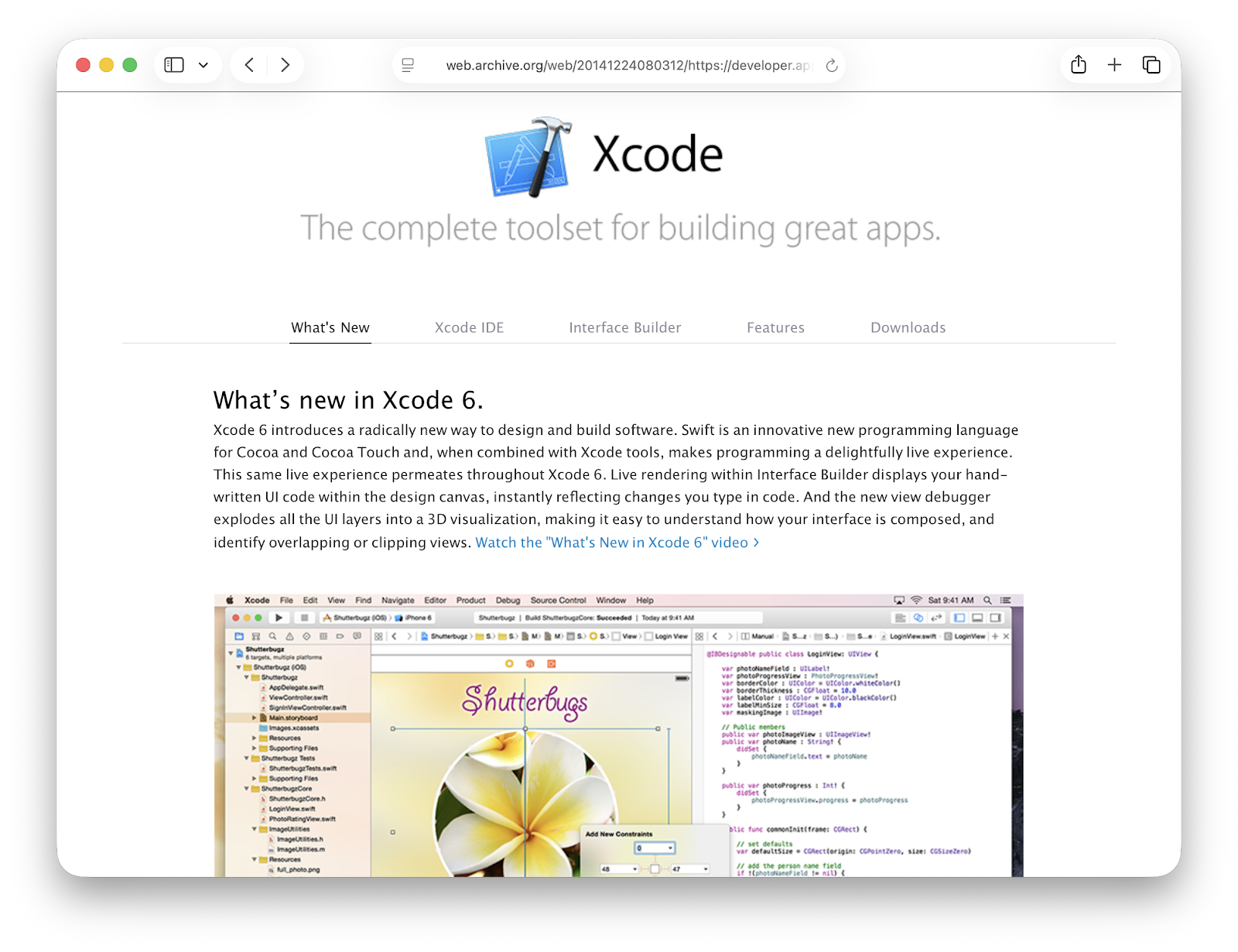 Xcode 6