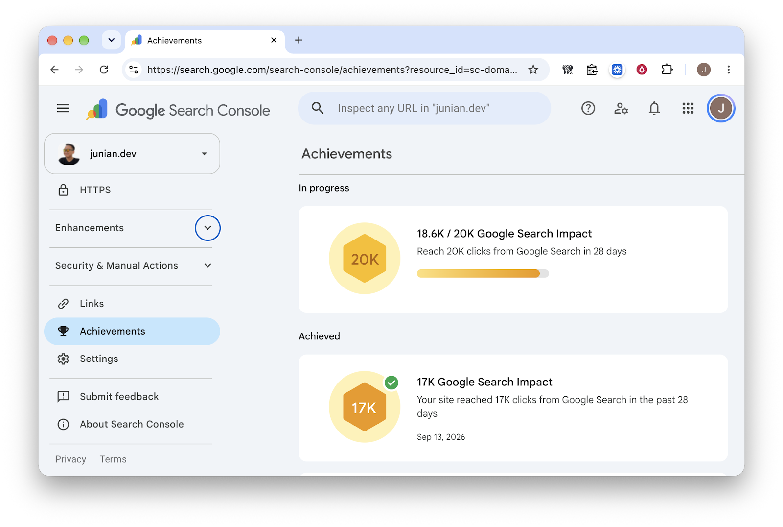17K Google Search Impact