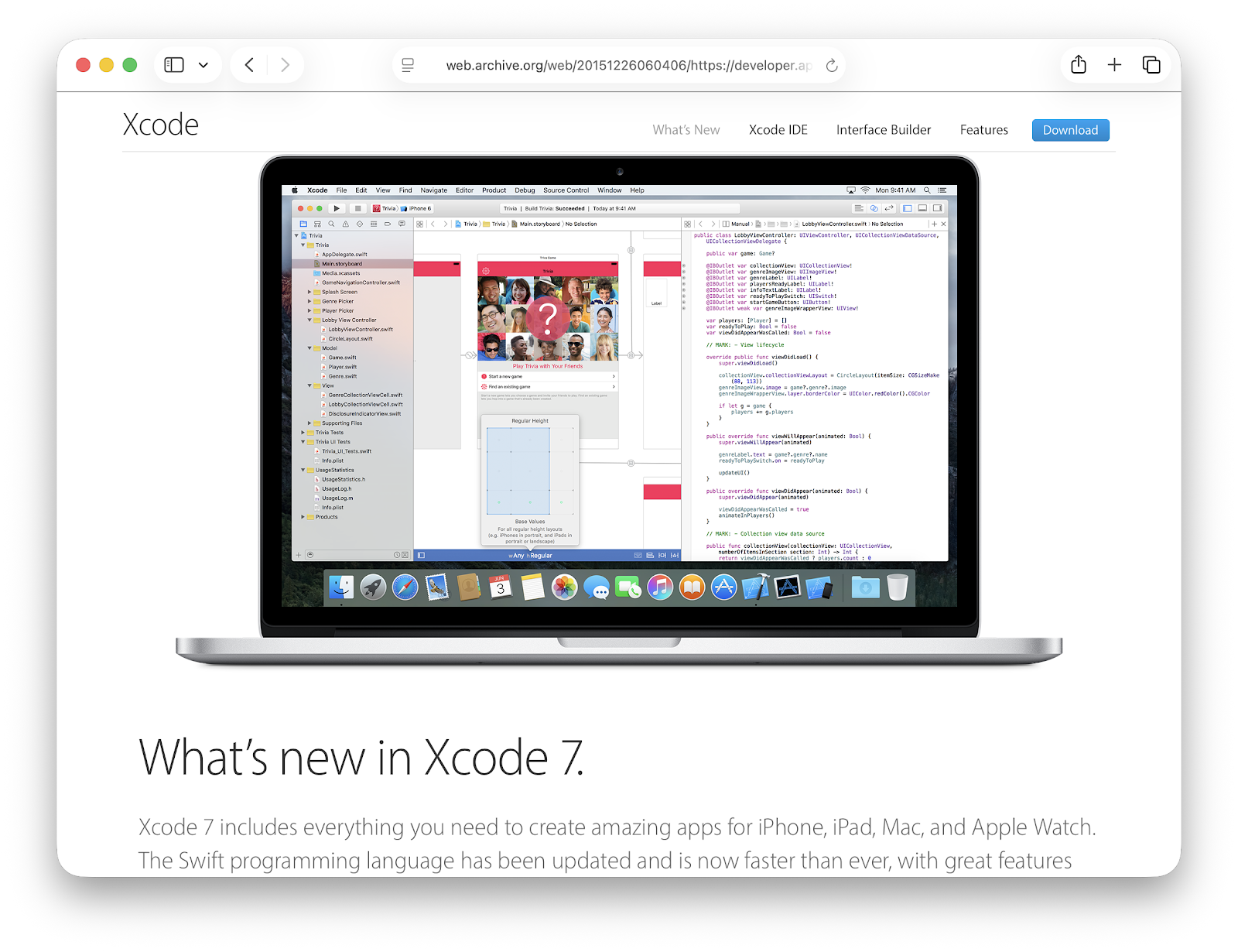 Xcode 7