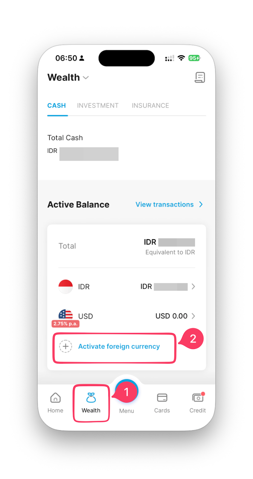 Jenius USD Activation