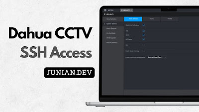 How to connect to a Dahua NVR or DVR/XVR (like the Indonesia Kris CCTV Kit) with the correct SSH password