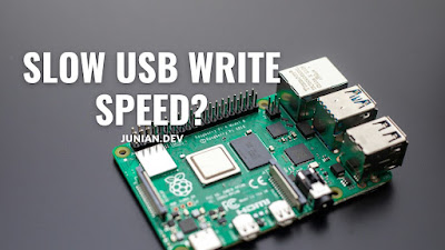 A simple guide to fix the super slow USB HDD write speed on Raspberry Pi